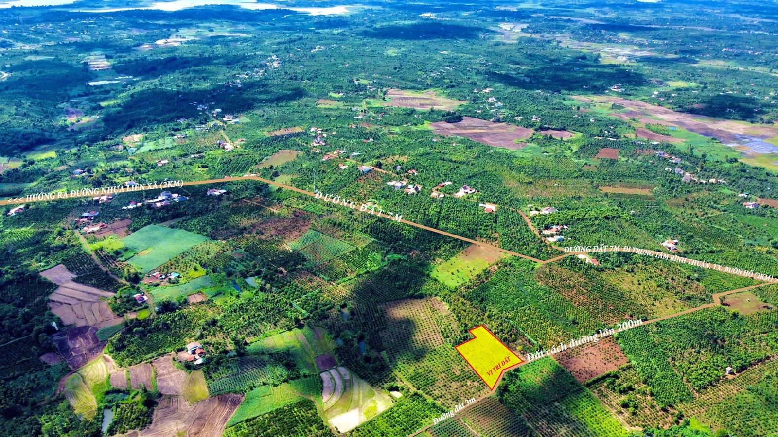 Bán lô đất hơn 500m2 gần trung tâm hành chính xã Ea Drông